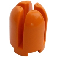 Lego kostka (kostička) kulatá 2x2x2, oranžová (4141052)
